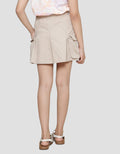 Aero Kantong Kargo Waist Paperbag Mini Skort Anak Perempuan