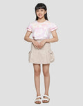 Aero Kantong Kargo Waist Paperbag Mini Skort Anak Perempuan