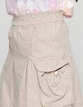 Aero Kantong Kargo Waist Paperbag Mini Skort Anak Perempuan