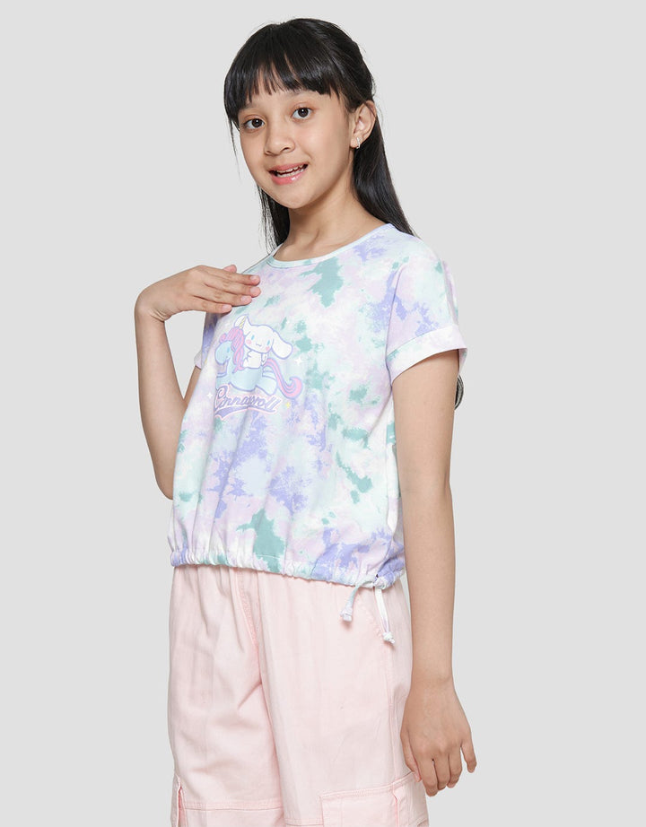 Character Gilr Tiedye Cinnamoroll Girls T-shirt