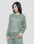 Disney Basic Print Winnie The Pooh Women's Sweater