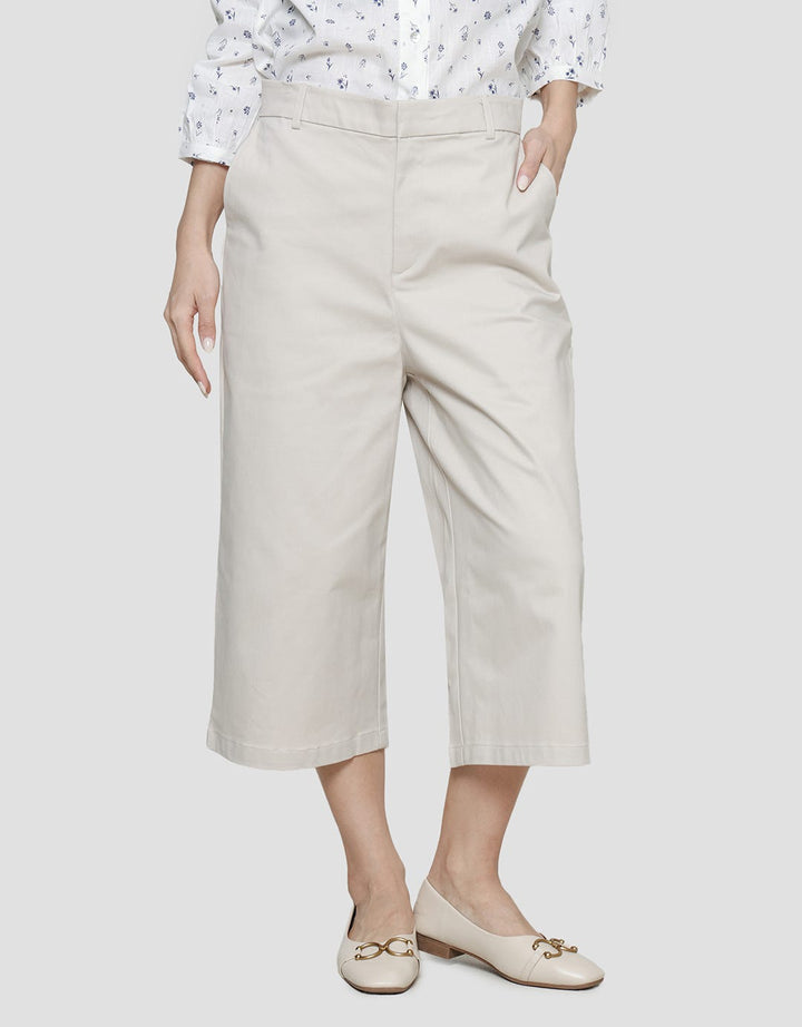 St. Yves 7/8 Length Sateen Stretch Celana Coullote Wanita