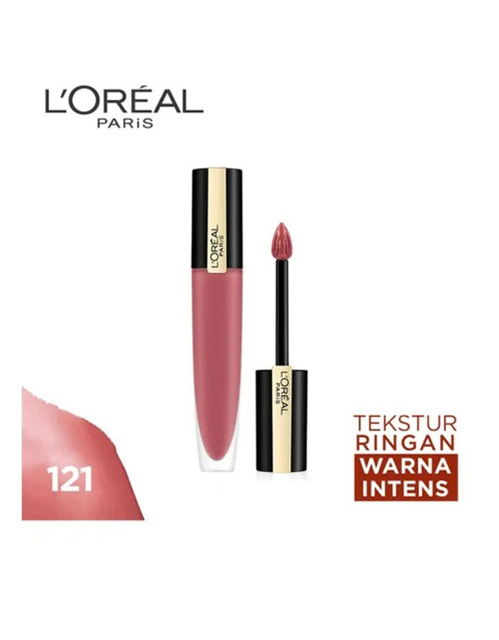 L'Oreal Liquid Lipstick Matte Rouge Signature - 121 Choose