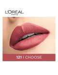 L'Oreal Liquid Lipstick Matte Rouge Signature - 121 Choose