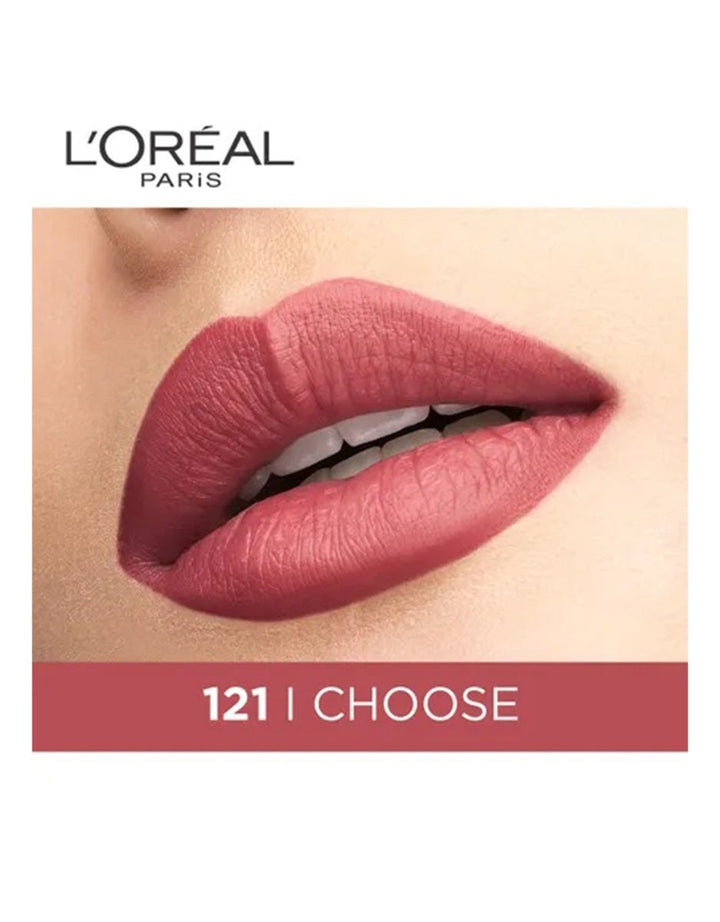 L'Oreal Liquid Lipstick Matte Rouge Signature - 121 Choose