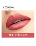 L'Oreal Liquid Lipstick Matte Rouge Signature - 124 Embrace