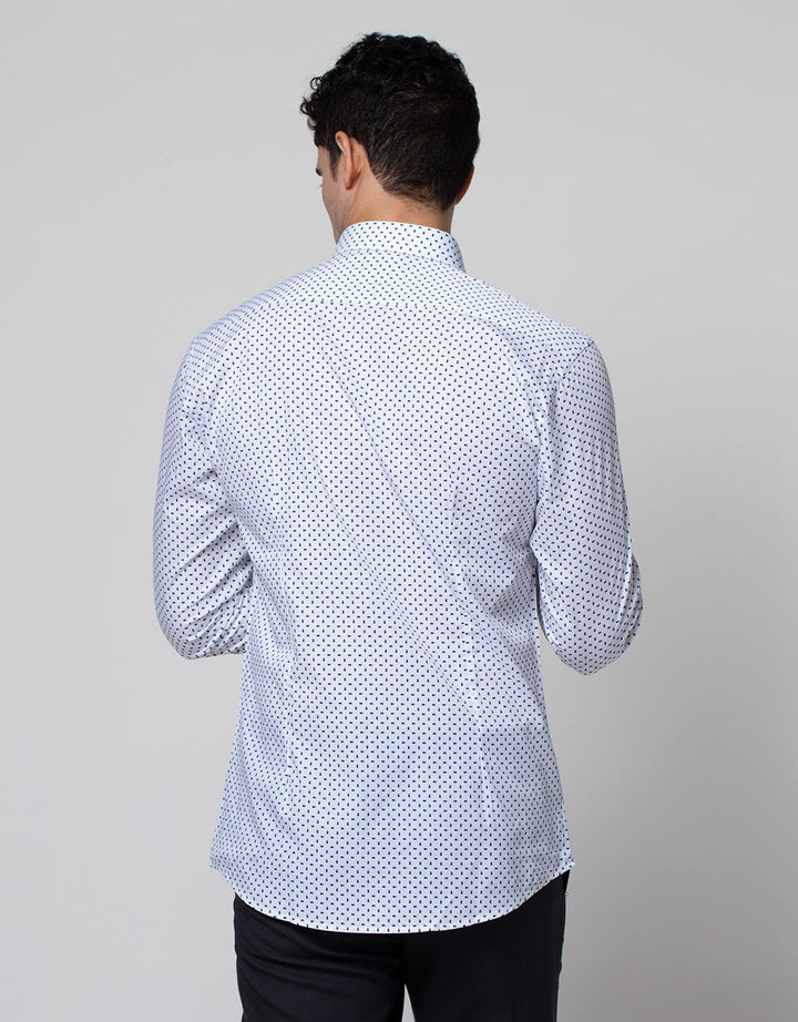 Stanley Adams Domino Card Printed Shirt