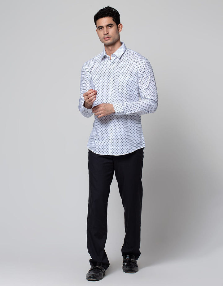 Stanley Adams Domino Card Printed Shirt