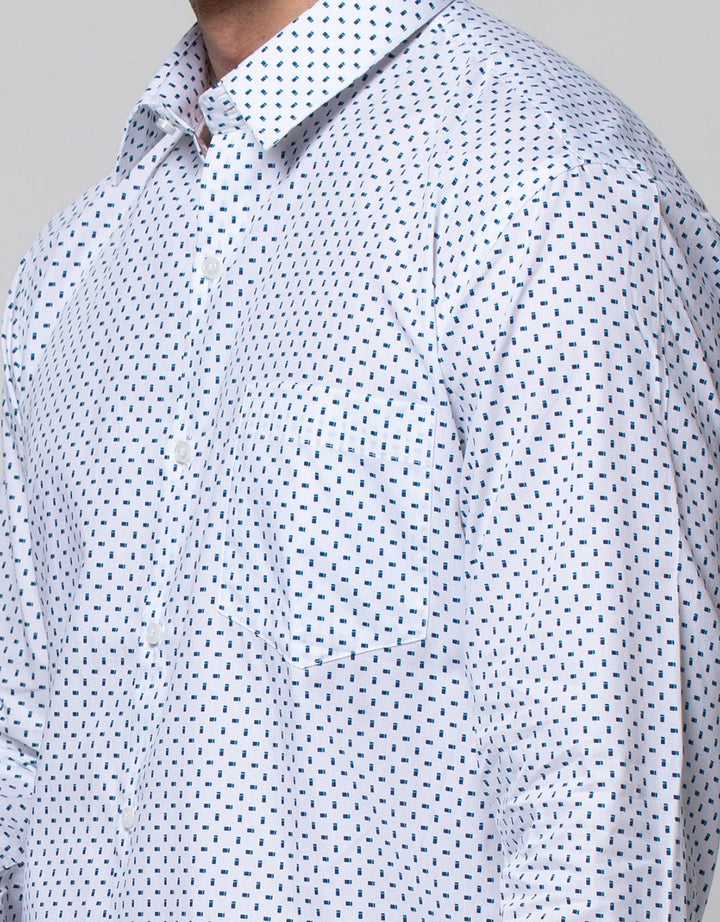 Stanley Adams Domino Card Printed Shirt