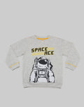 Little M Long Sleeve Sweater Space Ace