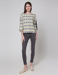 Details Hounds Knit Blouse Wanita