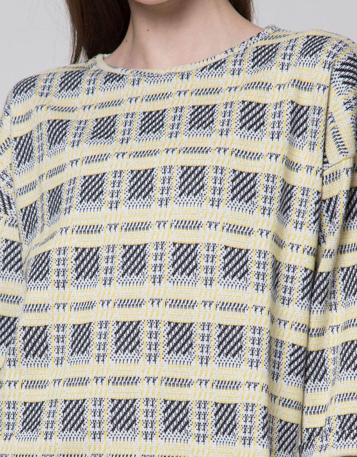 Details Hounds Knit Blouse Wanita