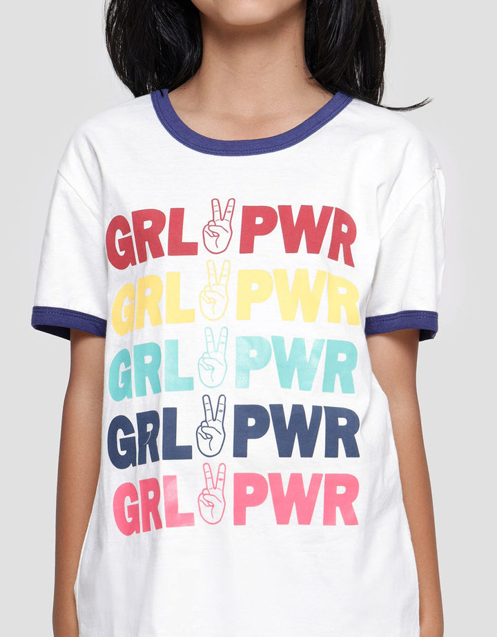 Nevada Girl Power Kaos Anak Perempuan