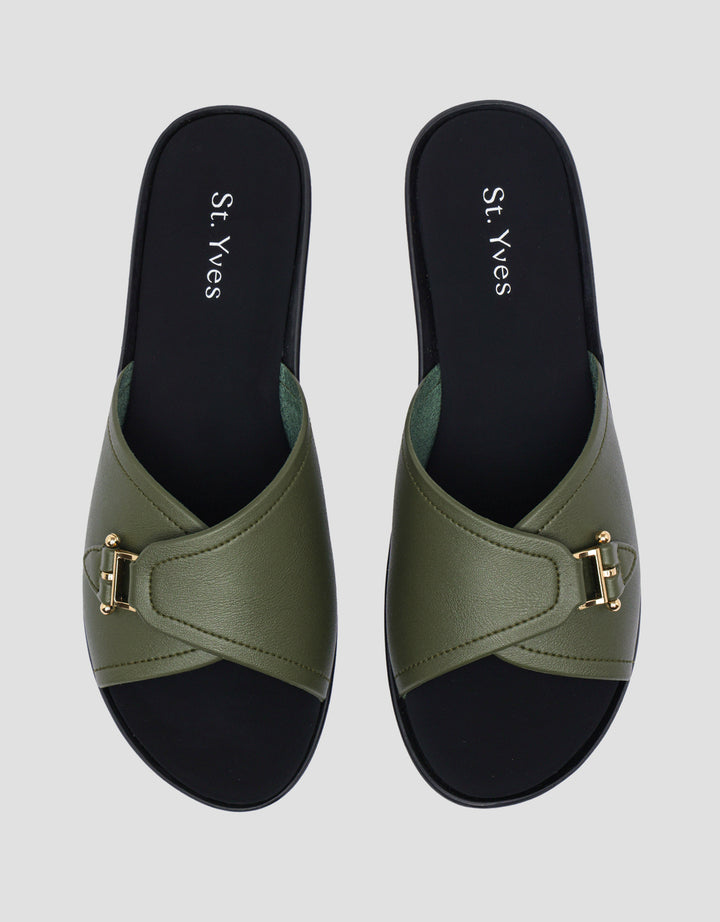 St. Yves Strap Slipper Sandals Wanita