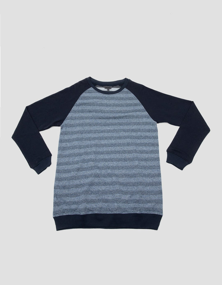 Details Jumper Long Sleeve R Neck Stripe Raglan