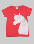 Little M Print Unicorn Kaos Anak Perempuan