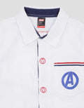 Marvel Logo Avengers Kemeja Anak Laki-laki