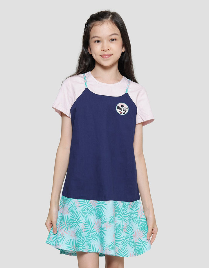 Disney Minnie Tropical Dress Overall Girls
