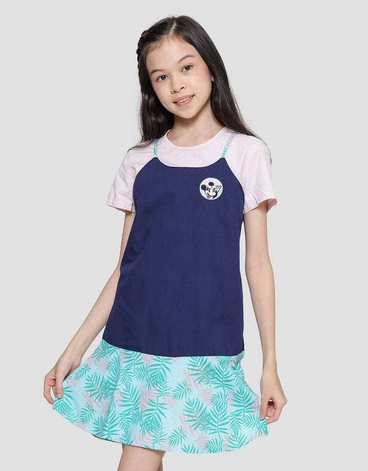 Disney Minnie Tropical Dress Overall Girls
