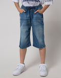Nevada Crop Denim Rubber Strap