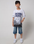Nevada Crop Denim Rubber Strap