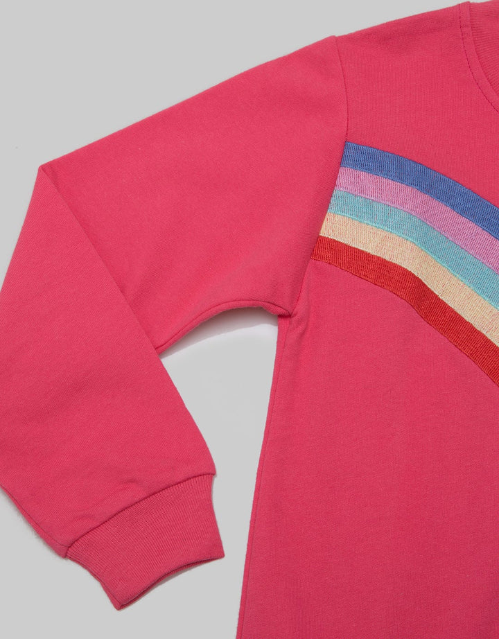 Little M Unicorn Appliques Sweater