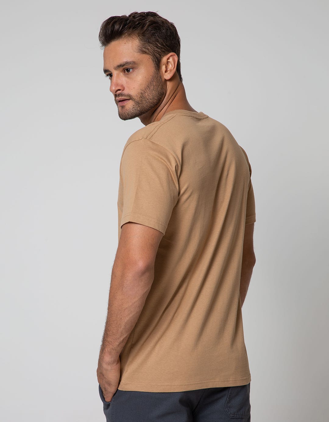 Key Item T-Shirt Details V Neck Jersey