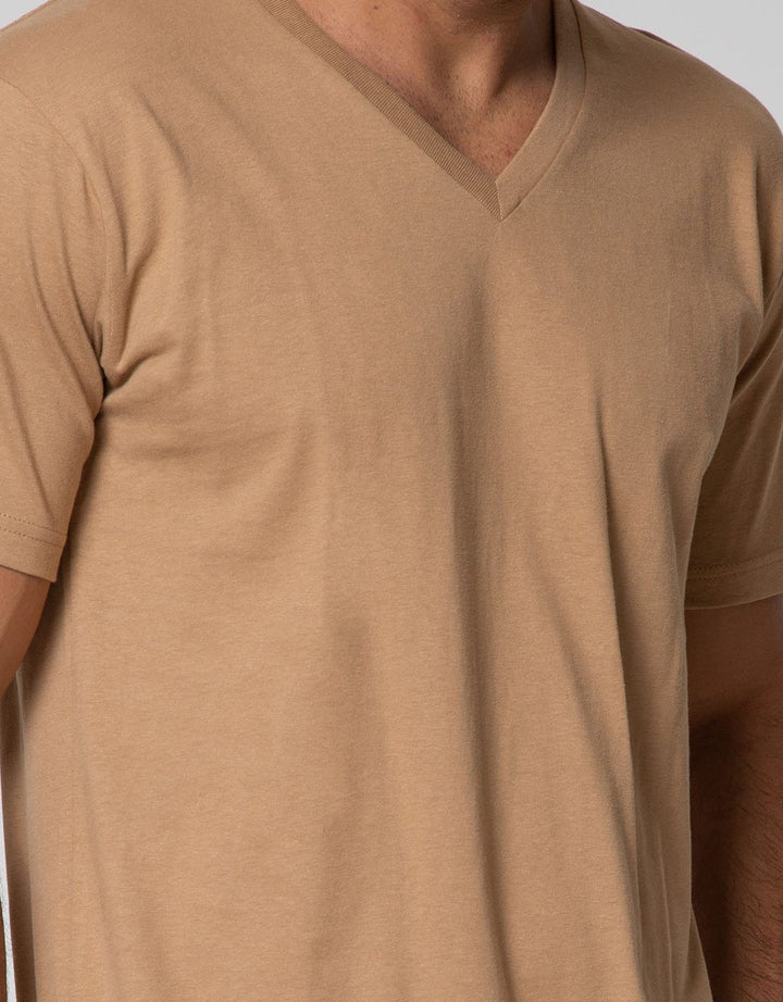 Key Item T-Shirt Details V Neck Jersey