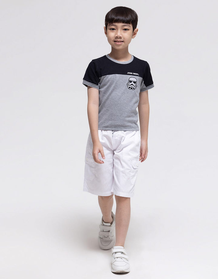 Star Wars Trooper Print Kombi Kaos Anak Laki-laki