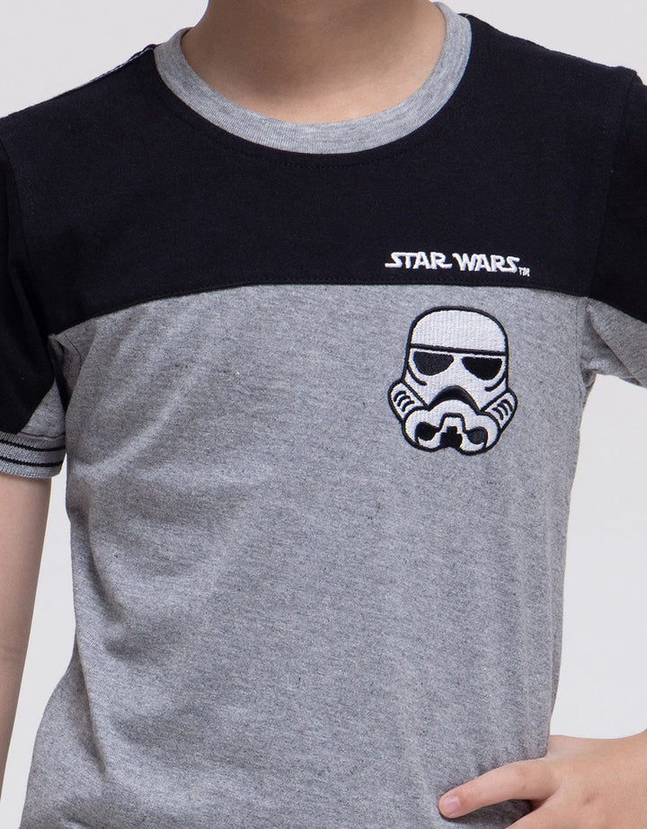 Star Wars Trooper Print Kombi Kaos Anak Laki-laki
