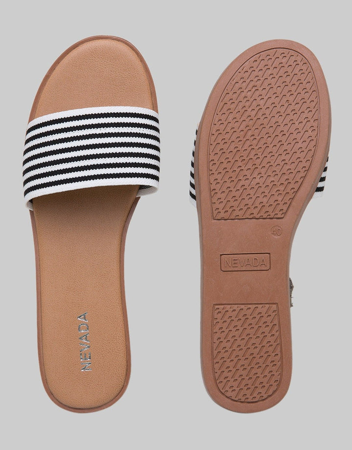 Nevada Sandal Detail Strap Stripes