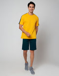 Nevada T-Shirt Short Sleeve C&S Komb List Pundak Pria