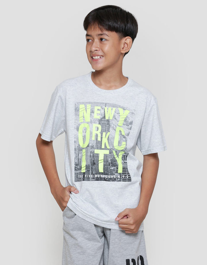 Aero New York City Kaos Lengan Pendek Anak Laki-Laki