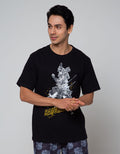 T Zone Short Sleeve T-Shirt Print Thema Samurai - Fearless