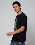 T Zone Short Sleeve T-Shirt Print Thema Samurai - Fearless