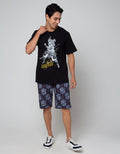 T Zone Short Sleeve T-Shirt Print Thema Samurai - Fearless