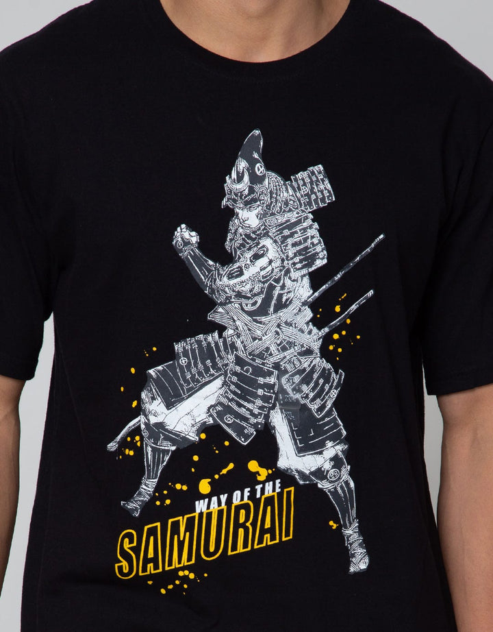 T Zone Short Sleeve T-Shirt Print Thema Samurai - Fearless