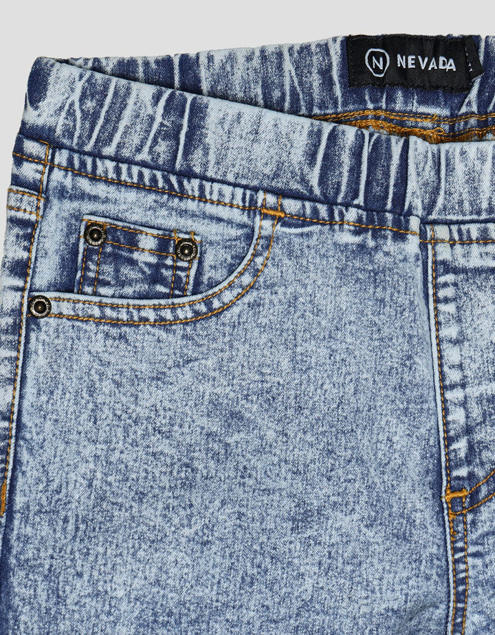 Nevada Acid Wash Girls Jeggings