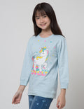 Aero Unicorn Print Sweater Anak Perempuan