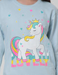 Aero Unicorn Print Sweater Anak Perempuan