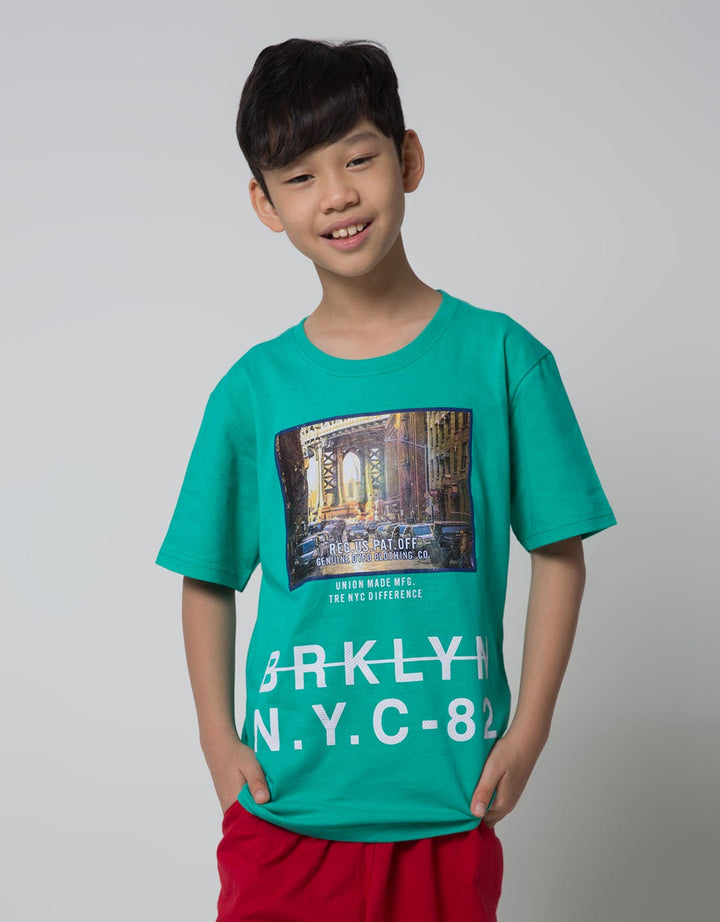 Aero New York City Kaos Lengan Pendek Anak Laki-Laki