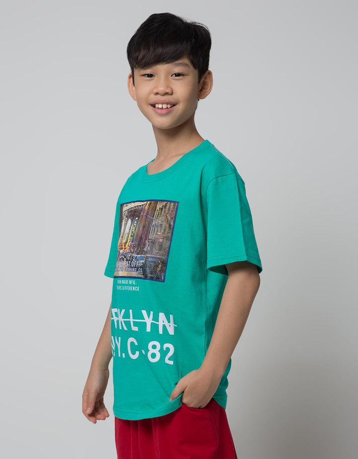 Aero New York City Kaos Lengan Pendek Anak Laki-Laki