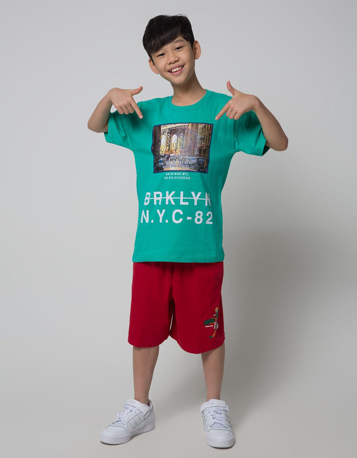 Aero New York City Kaos Lengan Pendek Anak Laki-Laki