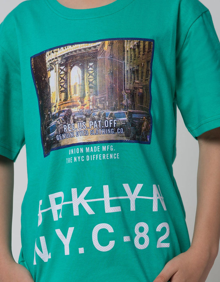 Aero New York City Kaos Lengan Pendek Anak Laki-Laki