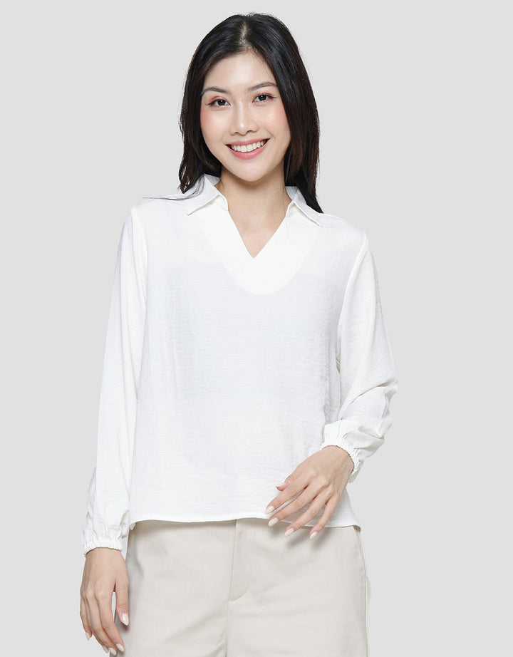Connexion Basic Poly Crinkle Women's Shirt