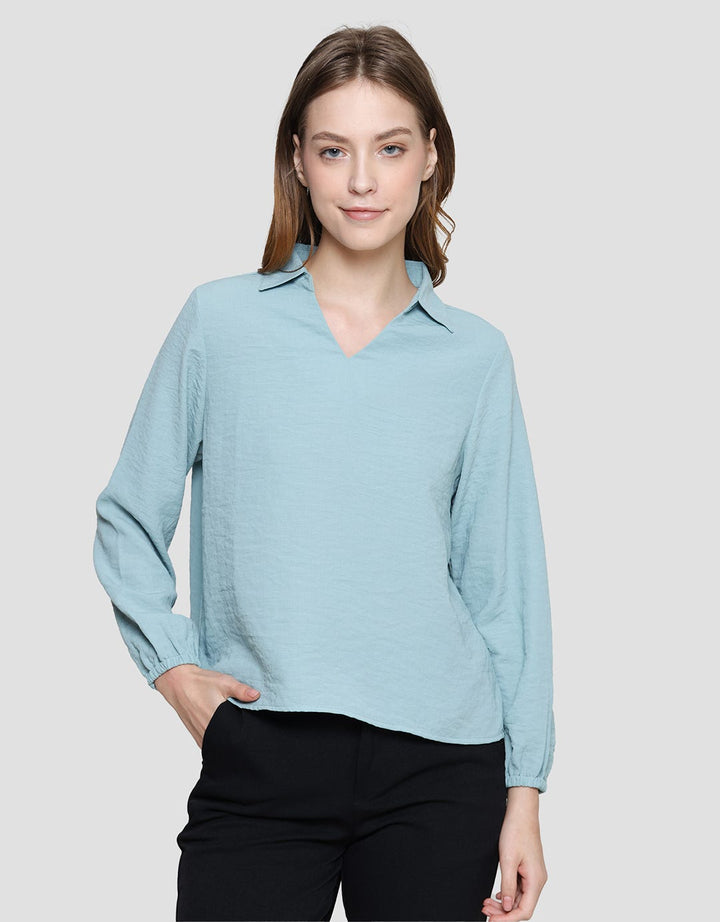 Connexion Basic Poly Crinkle Women's Shirt