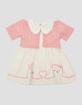 Pipiniko Outline Bordir Dress Anak Perempuan