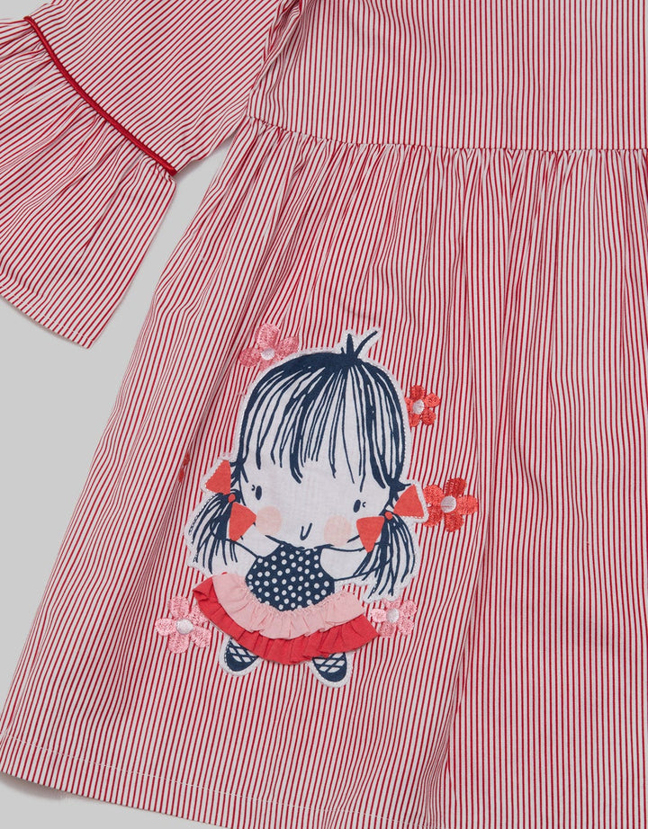 Little M Noni Ribbon Dress Anak Perempuan
