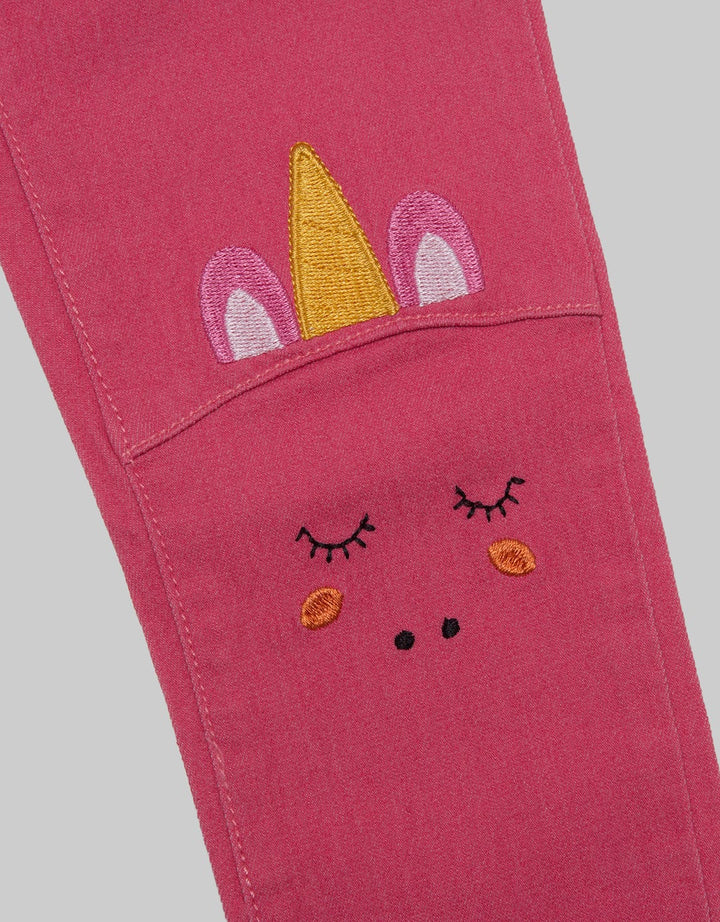 Little M Basic Girls Long Jeggings