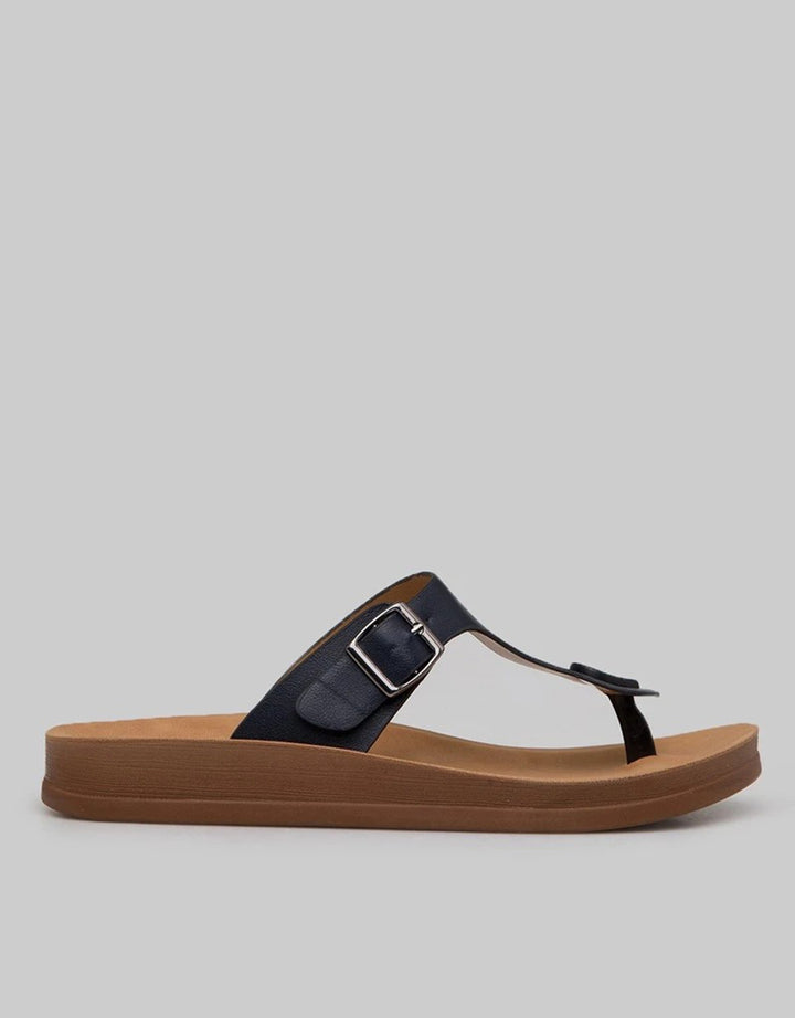 St. Yves Buckle Sandal Flip Flops Wanita